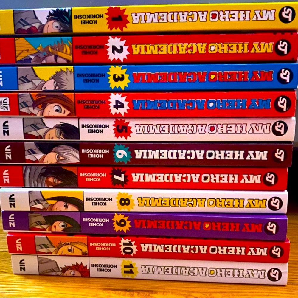 My Hero Acadamia 1-11 manga series